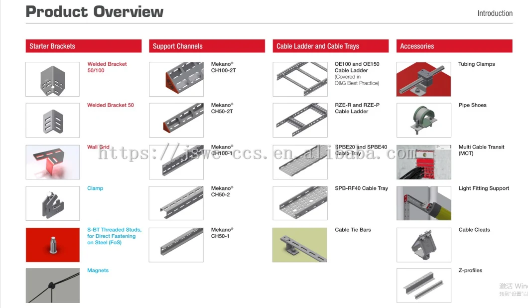 Cable Tray Professional Manufacture Zinc Plated Wire Mesh Cable Tray Prices