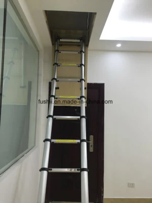 Escalera Exsenion plegable para desván de cable multifuncional de aluminio de calidad